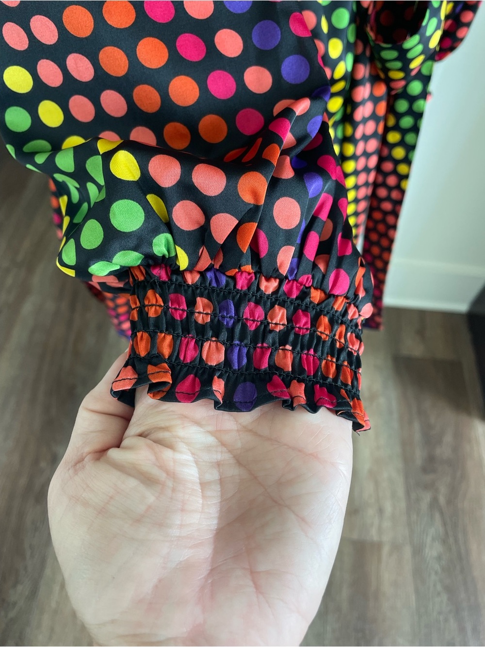 New York & Co Multicolor Polkadot Tunic Dress Deadstock - Picture 6 of 12